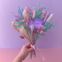 Colourful Pastel Dried Flower Bunch, thumbnail 3 of 6