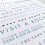 Personalised Favourite Text Print 'Use Your Own Words', thumbnail 5 of 6