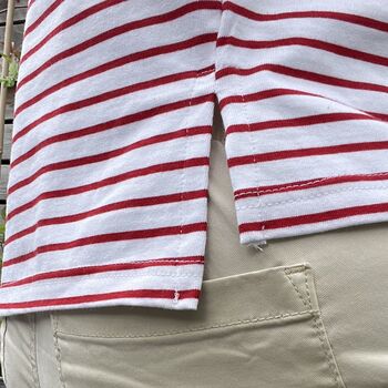 Breton Stripe Boat Neck Top, 5 of 5