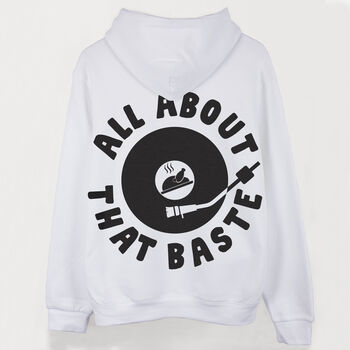 All About That Baste Men's Christmas Hoodie, 6 of 6