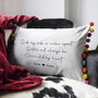 Personalised Sister Quote Velvet Cushion, thumbnail 2 of 8