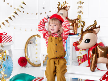 Reindeer Christmas Balloon, 3 of 3