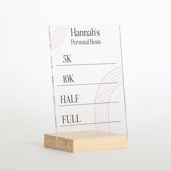 Personalised Running Personal Best Sign, 8 of 9