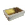 Moroccan Gift Tin Box With Window Lid Cream, thumbnail 1 of 2