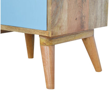 Contemporary Bedside Table Gradient Coloured Drawers, 6 of 8