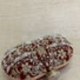 Handcrafted Red Velvet Oval Clutch Bag, thumbnail 4 of 5