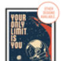 Space Illustration Unframed Art Print, thumbnail 4 of 5