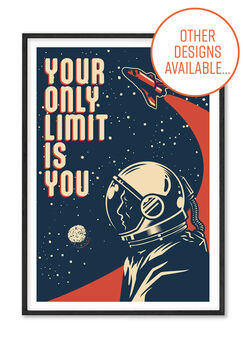 Space Illustration Unframed Art Print, 4 of 5