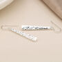 Sterling Silver Bar Drop Earrings, thumbnail 3 of 5