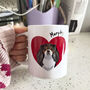 Dog Love Heart Mug Gift For Dog Lover, thumbnail 6 of 11