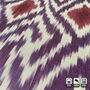 Purple Handwoven Ikat Cushion Cover, thumbnail 6 of 7