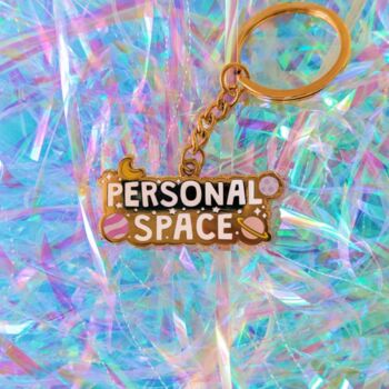 Personal Space Enamel Keyring, 5 of 5