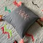 Personalised Cushion Cover With Tassels, thumbnail 8 of 10