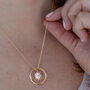 Sunshine Necklace With Happiness Circle And Message, thumbnail 5 of 9