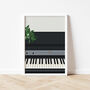 Electric Piano Keys Print | Instrument Music Poster, thumbnail 8 of 10