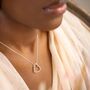 Sterling Silver Fine Heart Pendant Name Necklace, thumbnail 2 of 12