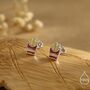 Sterling Silver French Fries Stud Earrings, thumbnail 1 of 11