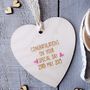Personalised Naming Day, Christening Or Baptism Heart, thumbnail 6 of 7
