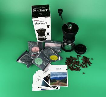 Coffee Connoisseur Gift Set With Grinder, 3 of 4