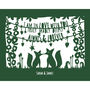 Truly, Madly, Deeply Fox Valentine's Print Or Papercut, thumbnail 6 of 8