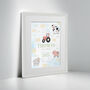 Personalised On The Day You Were Born Farmyard Framed Print, thumbnail 6 of 10