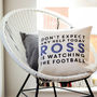 Personalised Don't Expect Any Help Cushion Gift For Him, thumbnail 2 of 3