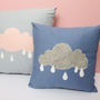Rain Cloud Nursery Cushion, thumbnail 3 of 7