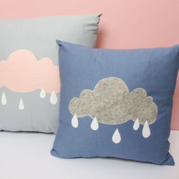Rain Cloud Nursery Cushion, 3 of 7