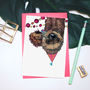 'Party Animal' Sloth Greeting Card, thumbnail 1 of 2