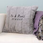 Personalised Super Soft Embroidered Cushion, thumbnail 5 of 6