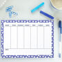 Star Pattern Weekly Planner Pad, thumbnail 1 of 3