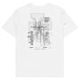 Tokyo Coffee Scene Organic Cotton Embroidered T Shirt, thumbnail 1 of 12