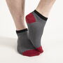 Lux Taylor Black Luxury Crew And Trainer Men’s Socks, thumbnail 1 of 6