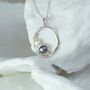 Organic Pearl Duo Pendant, thumbnail 3 of 7