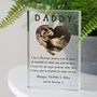 Personalised Daddy To Be Baby Scan Photo Block, thumbnail 1 of 2