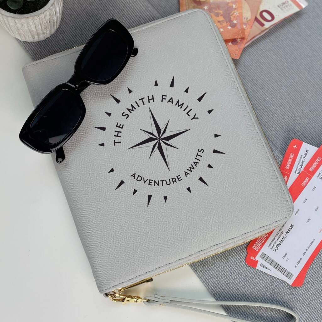 Personalised Compass Family Travel Wallet, 1 of 6