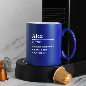 Personalised Name Definition Mug, 5 of 7