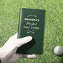 Personalised Golf Score Card Holder, thumbnail 6 of 10