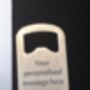 Personalised Wooden Bottle Opener Keyring Engraved Gift, thumbnail 7 of 8