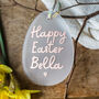 Personalised Happy Easter Egg Keepsake Decoration, thumbnail 4 of 8