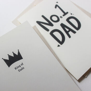 King Of Dads Fathers Day Cards, 6 of 9