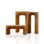 Set Of Three Travertine Arch Sculptures, thumbnail 2 of 2