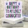 Personalised Goddaughter Birthday Book Card, thumbnail 1 of 6
