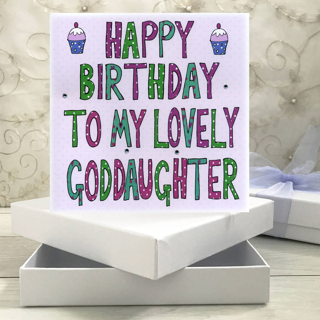Personalised Goddaughter Birthday Book Card By Claire Sowden Design Notonthehighstreet Com