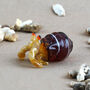 Artisan Glass Hermit Crab In Gift Box | Decoration | Ornament | Collectable | Gift For Home | Home Decor, thumbnail 1 of 4