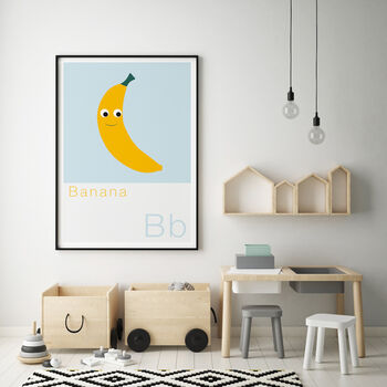 B Is For Banana Children's Alphabet Print, 2 of 3