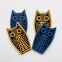 Hornsea Owl Shaped Coaster Set, thumbnail 2 of 3