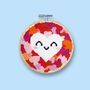 Happy Heart Cross Stitch Kit, thumbnail 1 of 7