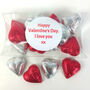 Personalised Favour With Foiled Chocolate Hearts, thumbnail 1 of 8