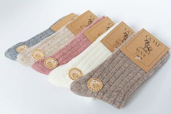 Natural Cashmere Socks, Wool Soft And Warm, 8 of 12
